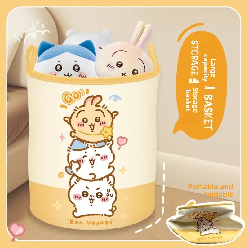 Home Edit Bathroom Storage - Cesto de Roupa Suja Dobrável Chiikawa