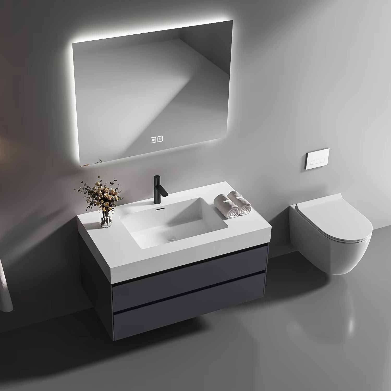 Home Bathroom Trends - Armário de Banheiro Moderno de Luxo