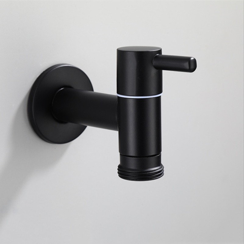 Basin Mixer Tap - 304 aço inoxidável mate cor preta