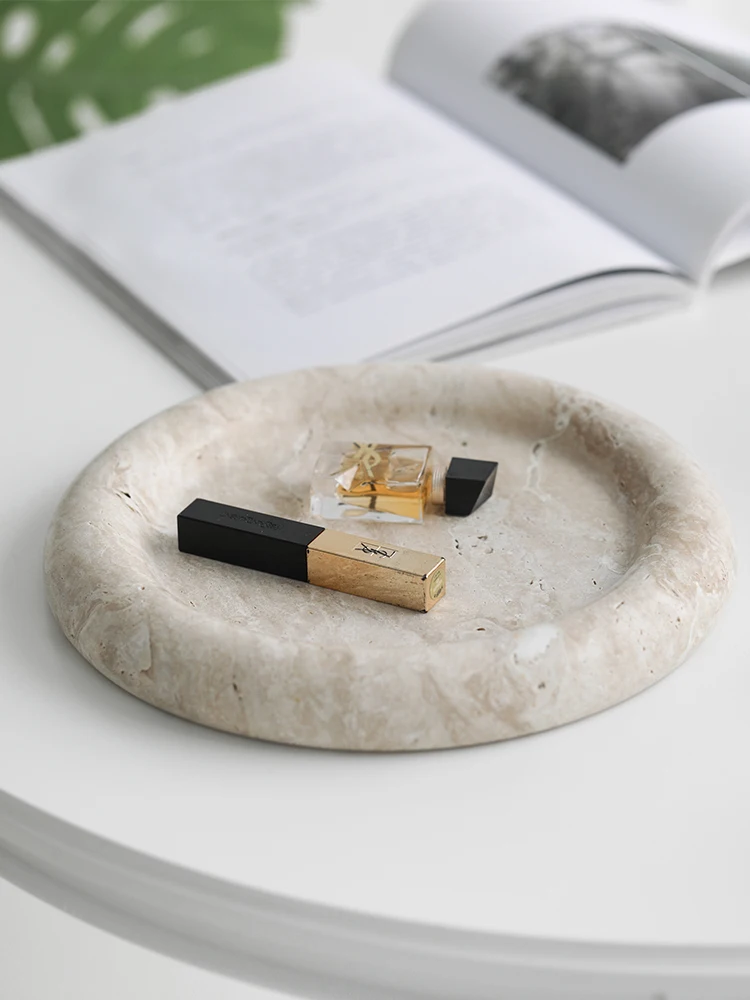 Bandeja Decorativa de Traverti - Home Bathroom Trends avaliação e preço
