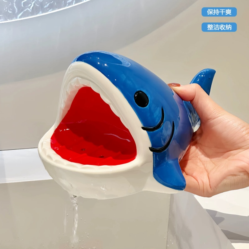 Saboneteira Criativa de Tubarã - Home Edit Bathroom Storage avaliação e preço