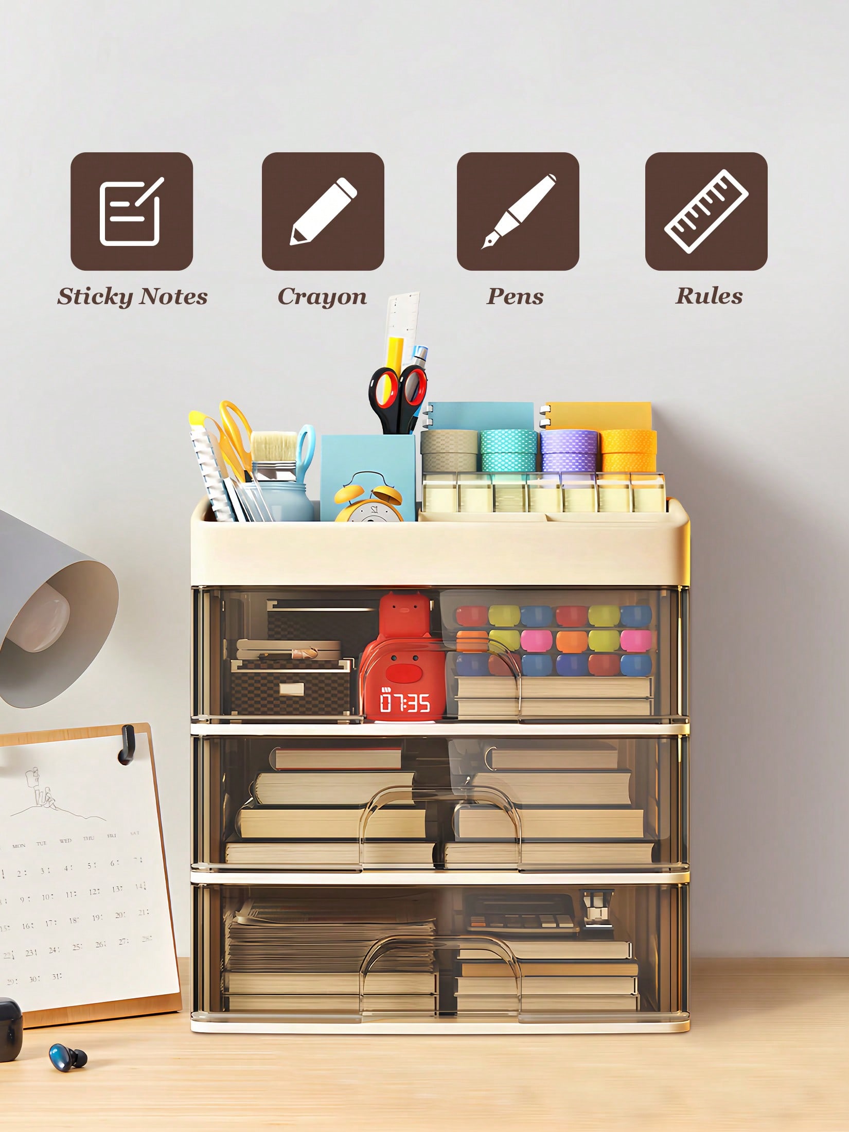 Organizador de maquiagem, gave - Home Essentials Bathroom Storage avaliação e preço